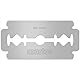 MARTOR 10 x INDUSTRIEKLINGE, Ersatzklingen Cuttermesser, Sicherheitsmesser, 22 mm, Scharf, Im Spender, 2-fach Nutzbar, NR. 35010