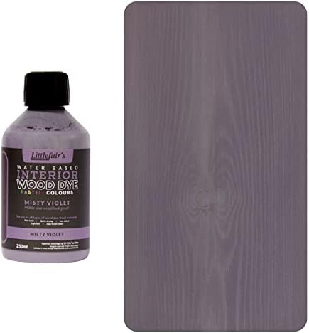 Littlefair's Water Based Wood Dye - Pastel Range (Tester Pot 15ml, Dovetail Grey)