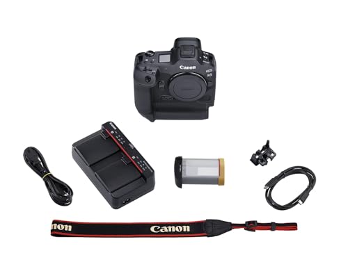 Canon EOS R3 Mirrorless Camera (Body Only), Full-Frame Camera, 6K 60p RAW, 4K 120p Video, 24.1 Megapixel CMOS Sensor, DIGIC X Image Processor, for Sports, Action, Black