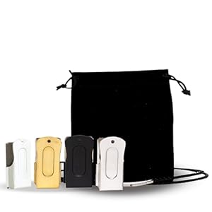 4 Pack Dog Clicker (White, Silver, Gold & Black) – Clickers for Pet Training – Easy-to-Carry Dog Training & Behavior Aids – Teach Your Dog Tricks or Reward His Behavior