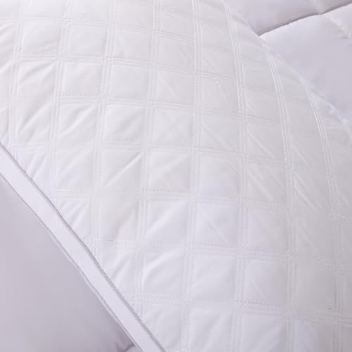 Mixibaby Premium Kopfkissen 2er Set 50 x 70cm Schlafkissen Atmungsaktiv Weich Kissen Gestepptes Nackenkissen, Model:Diamond Puff Pillow