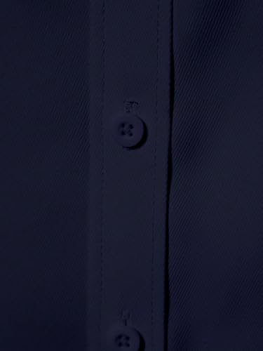 Image of AVANOVA Men's White Long Sleeve, Slim Fit Button Down Dress Shirt for Men | Casual Office Wear | Formal Business Shirts | Stylish Plain Single Breasted Shirt(Shirt 87)
