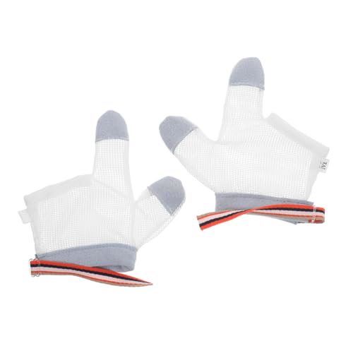 FOYTOKI Sustainable Reusable Boys and Girls' Fingertip Gloves Thumb Sucking Guard Nail Biting Stops Neoprene Finger Sleeve Child-Friendly Design