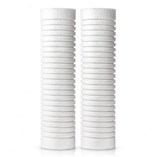 AO Smith 2.5'x10' 5 Micron Sediment Water Filter Replacement Cartridge - 2 Pack - NSF/ANSI 42 Certified - For Whole House Filtration Systems - AO-WH-PREV-R2