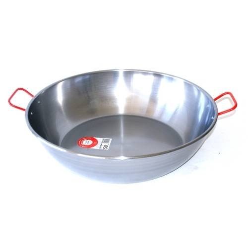 LA IDEAL POELE A PAELLA CREUSE Ø 50 CM EN ACIER POLI / 40 parts A17-3758
