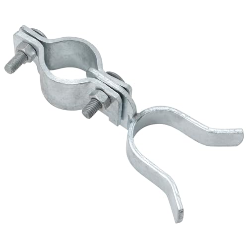 VIVIDA Chain Link Gate Latch 1-3/8 x 1-3/8 Chain Link Fence Gate Fork Latch Galvanized Farm Fence Lock 1 PCS