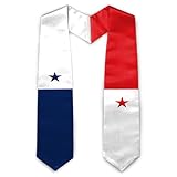 OnePlum Graduation Stole Class of 2026, Panama Flag Graduation Sash Unisex Adult 72" Long for Study Abroad International Students
