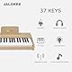 JALOKEE Kinder Klavier Keyboard, Digital Piano für Kinder, Musik Educational Instrument Spielzeug, Holz Klavier für Kleinkinder Mädchen Jungen (Eiche, 37 Tasten)