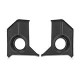 LQI Speaker Kick Panels with Speaker Holes Pair Compatible with Ford Mustang Convertible 1967 1968, Black Left and Right Speaker Kick Panel