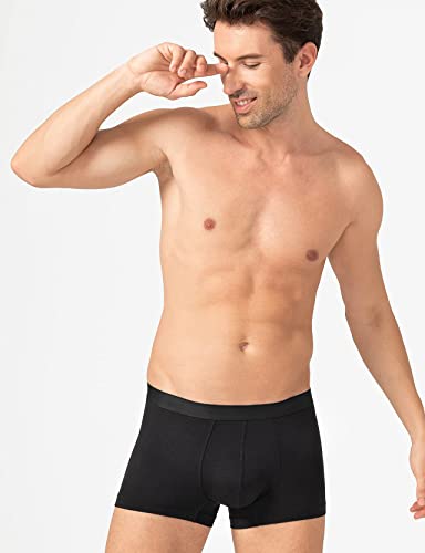 Image of dockstreet Ultra Soft, 100% Cotton Smooth Boxer Brief Comfortable Stretchable /Soft Fabric Brief Trunk Styled Underwear for Men