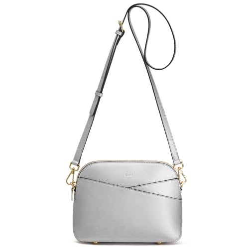 Image of Kattee Small Leather Crossbody Bags for Women, Trendy Purses Handbags Shoulder Bag, Genuine Leather Cross Body Bag for Woman