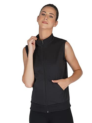 Image of UZARUS Women's Half Sleeves Cotton Fleece Premium Jacket