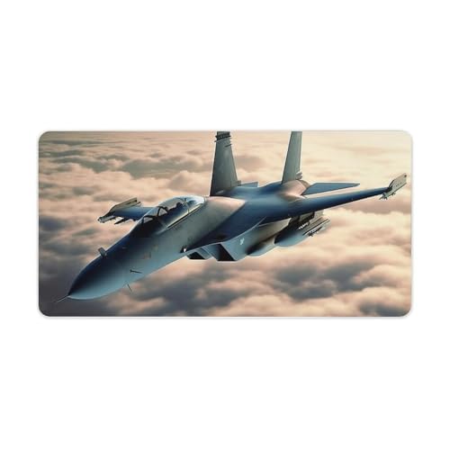 Desk Pad Protector 24x12 Inch Extended Aircraft Fighter Jets Mouse Mat miniatura 5