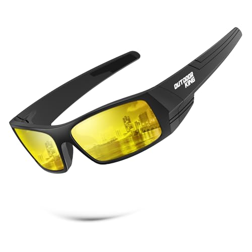 Image of Polarized Sport Sunglasses-for-Men Sun-Glasses: Mens Wrap Sunglasses for Fishing Cycling Running UV400 Protection