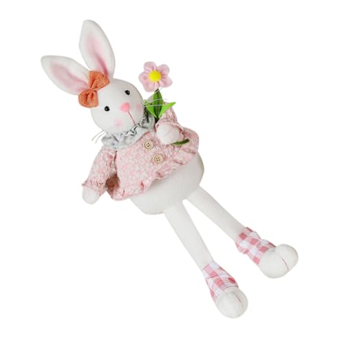 Poupée lapin de Pâques ULTECHNOVO, la peluche tendre pour illuminer votre foyer