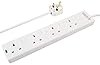 PRO ELEC PELB1942 4 Gang Switched Surge Protected Extension Lead White, 10m #4