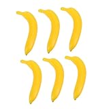 Photo Gallery aboofan 6 pezzi banane finte realistiche con peso frutta decorativa per cucina e oggetti scena fotografici simulazione realistica e resistente per e casa Photo Gallery aboofan 6 pezzi banane finte realistiche con peso frutta decorativa per cucina e oggetti scena fotografici simulazione realistica e resistente per e casa