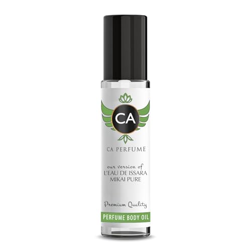 CA Perfume Impression of L'eau De Issara Mikai Pure for Women Fragrance Oil Floral Scent Long Lasting Perfumes for Women Travel Size TSA Ready Mini Parfum Body Oil Roll-on 0.33 Fl Oz 10ml