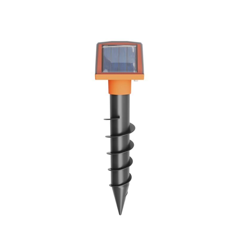 Maulwurf Vertreiber 4er Set Solar – Maulwurfschreck & Wühlmausschreck, wetterfest IP65, mit Schraubdesign, tierfreundlich ohne Giftstoffe, für Garten, Rasen, Beet, Hof & Grundstück (1, Schwarz)