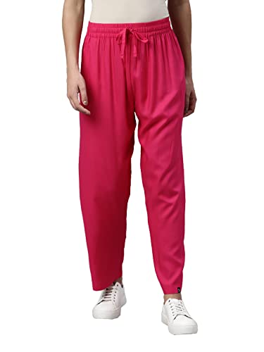 Image of TWIN BIRDS Viscose Fabric Kurti Pant /Trousers with Functional Pocket for Women