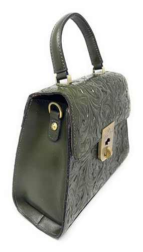 Image of Patricia Nash Chauny Tooled Leather Satchel