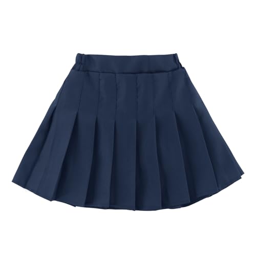 Girls Pleated Skirts Built in Shorts Little Kid Athletic Flowy Skorts Skirts Toddler Girls Tennis Skorts for Girl 3-14 Years