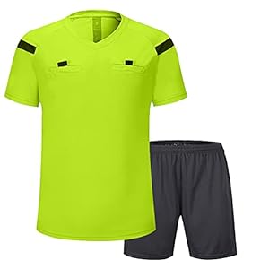 SHINESTONE Herren-Schiedsrichter-Trikot, kurze Ärmel