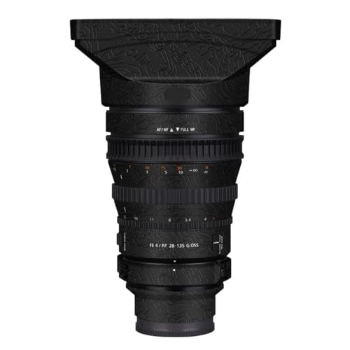 Capuchon d'objectif anti-rayures Sony FE PZ 28-135 mm contour noir brillant