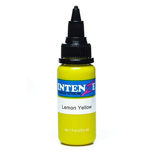Intenze Lemon Yellow Tattoo Ink 1oz