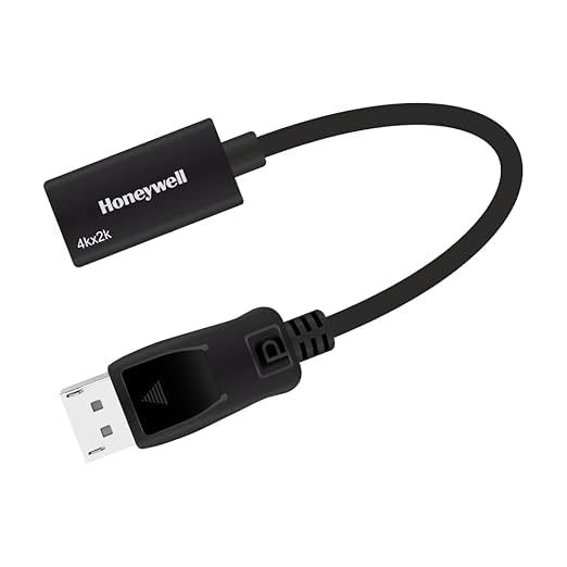 (Refurbished) HoneywellDisplay Port to HDMI Adapter, 4K 3D Resolution with Surround Sound Audio Support, Male-Female Adapter, Compatible with LED Displays, Laptop, Gaming Console, Projector- Black (B0DJ9BZM6X) Amazon Price History, Amazon Price Tracker