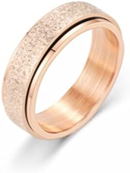 VCMART Anxiety Ring for Women Fidget Anxiety Rings for Anxiety Rotatable Spinner Rings for Anxiety Stress Relieving Anxiety Rings Spinner Women Stress Roller Rings Anxiety Spinner Ring Size 6-10 - Image 3