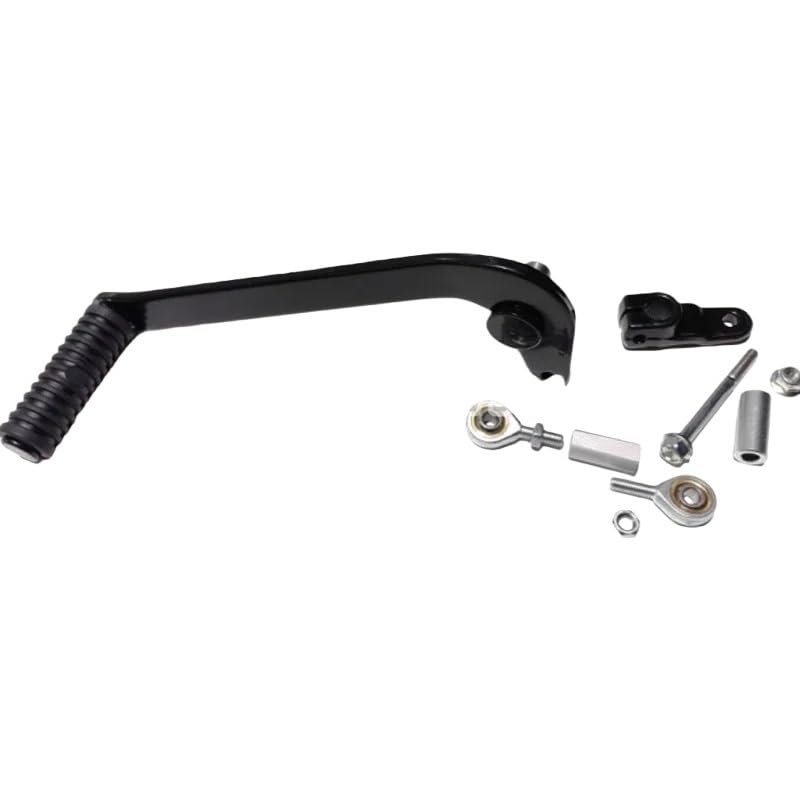 Levier vitesse pliable moto QJ150-2N tringlerie articulée avec manchon et tige de liaison