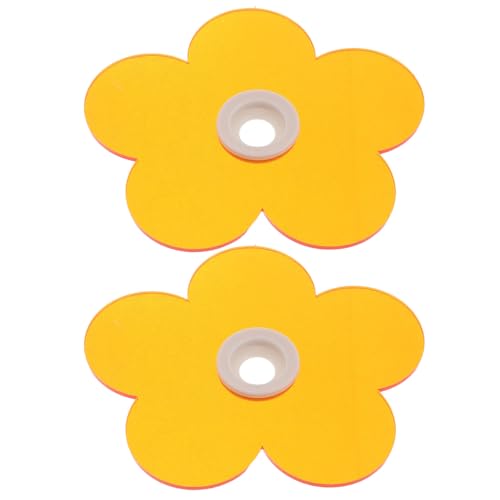 IMUSINICE Protector para Uñas de Gel Bloqueo de Luz UV en Forma de Flor Naranja, Plástico y Silicona, Minimiza Dispersión de Luz, Fácil de Sujetar, Adecuado para Técnicos de Uñas