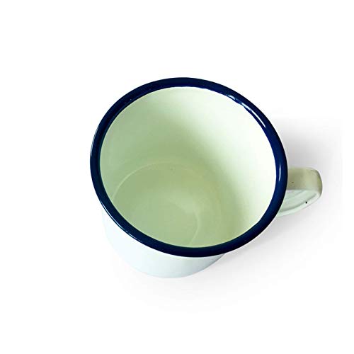 Water Cup Emaille Theekop Keramische Mok Outdoor Home Vintage Ontbijt Melk Koffiekopje Gift Mokken Tumbler (Capaciteit: 500ML, Kleur: Geel) - Image 7