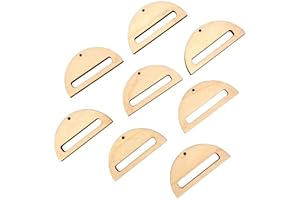 Wooden Frames for Crafts - Unfinished Wood Semicircle Frames