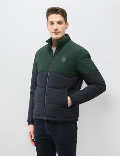 Image of U.S.Polo Association Men'S Colour Blocked Regular Fit Puffer Jacket