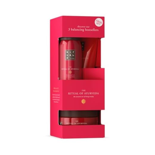 RITUALS Geschenkset für Frauen von The Ritual of Ayurveda, Probiergröße – Mit Indischer Rose und Süßmandelöl – Beruhigt und Nährt