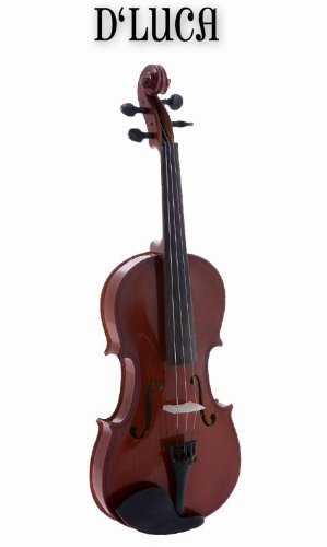 D'Luca DL-45044 Meister Ebony Fitted Beginner Violin Outfit 4/4