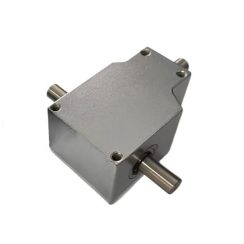 Angle Steering 1pc 1:1 Ratio Reduction Device 8mm Dual Output Shaft 90 Degree Steering Gearbox Spiral Bevel Reversing Gearbox Commutator Driving Change