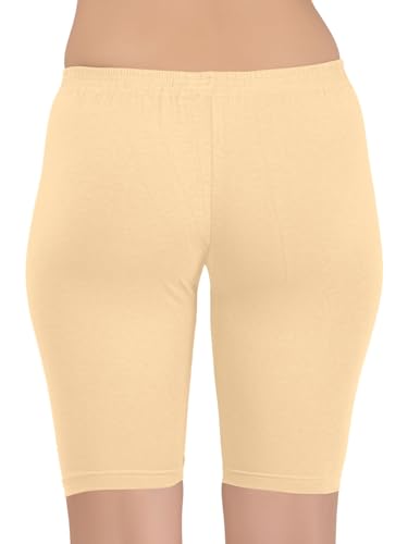 Image of Selsia Women's Cotton Regular Fit Cycling Shorts | Pack of 3 | (Multi Color)