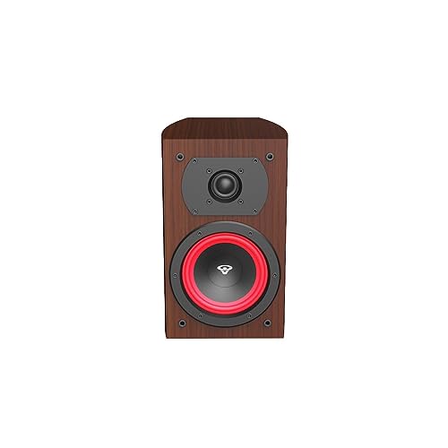 Image of CERWIN-VEGA! Home Audio LA14 4 inch 110 Watts 2-Way Bookshelf Speakers (Expresso)
