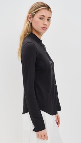 Image of Theory Women's Riduro Long Sleeve Button Down