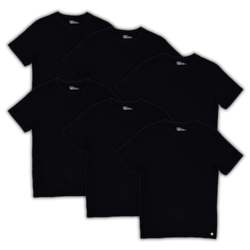 Mens Organic T Shirt Black | Fair Trade T-Shirt | Cotton | Eco Friendly | Plain Black