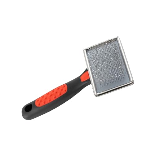Paw Brothers Soft Flat Slicker Brush, Mini/Small