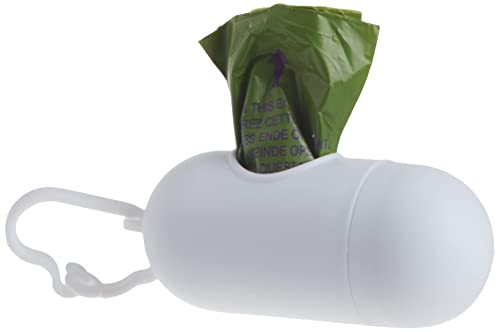 image for Amazon Basics Dog Poop Bags With Dispenser and Leash Clip, Lavender Sc