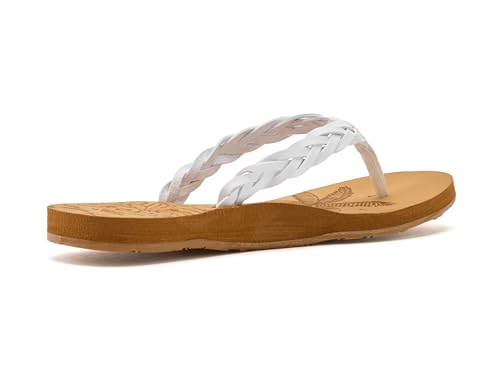 Image of Roxy Women's Feel Breezie Braided Flip Flop Sandal
