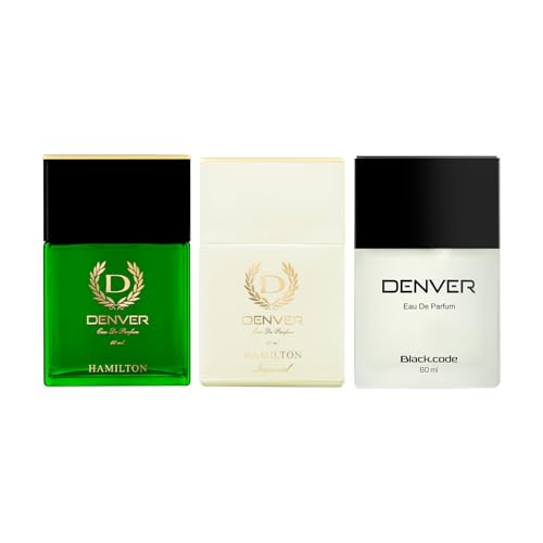 Image of DENVER Hamilton, Imperial & Original Perfume - 60 ML Each, Pack of 3|Long Lasting Perfume For Men