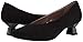 BeautiFeel Women's Art Decco Pump, Black Suede D, 7