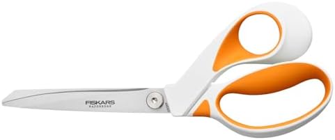 Fiskars Ciseaux de Tailleur, Longueur : 23 cm, Lame en acier inox...