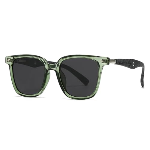 Lunettes de soleil pour hommes aux finitions soignées et monture géométrique